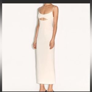 Zara midi cutout dress